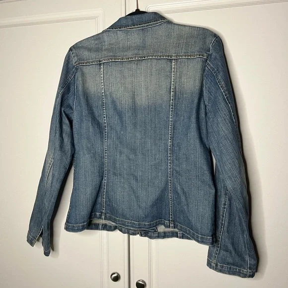Vintage Talbots Safari Pocket Denim Jacket - Picture 11 of 12